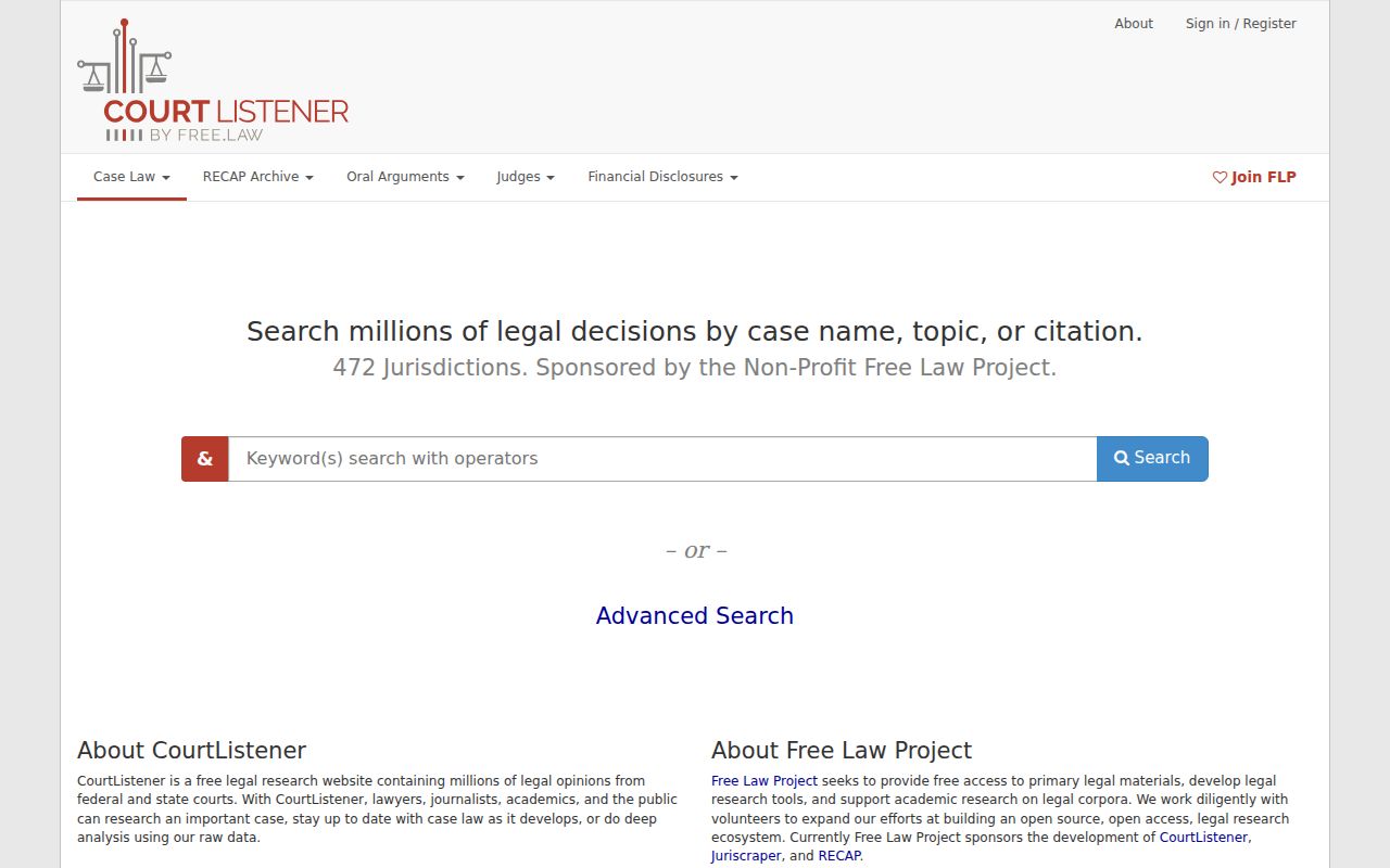Vance County docket search CourtListener federal repository source